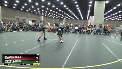 157 lbs 2nd Wrestleback (16 Team) - Brandon Kidd Jr., Ottawa vs Trevor Burdick, Reinhardt (GA)