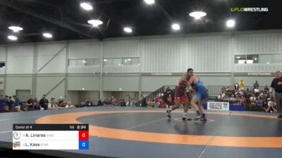 72 kg Consi Of 4 - Anthonie Linares, NYAC/NMU vs Logan Kass, Minnesota Storm