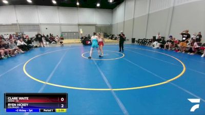 144 lbs Round 3 (4 Team) - Clare Waite, Idaho vs Ryen Hickey, Colorado