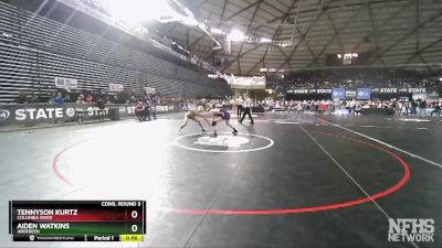 2A 145 lbs Cons. Round 3 - Tennyson Kurtz, Columbia River vs Aiden Watkins, Aberdeen