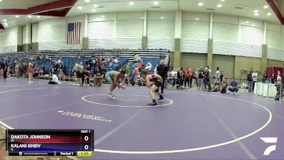 120 lbs Cons. Round 3 - Dakota Johnson, IN vs Kalani Khiev, IL