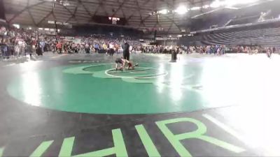 70 lbs Champ. Round 2 - Hunter Rice, Twin City Wrestling Club vs Zayne Kent, Cashmere Wrestling Club