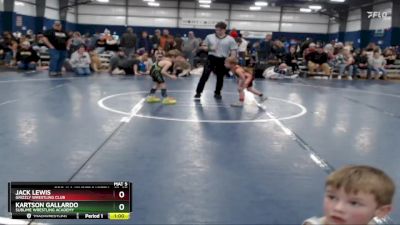 53-57 lbs Round 3 - Jack Lewis, Grizzly Wrestling Club vs Kartson Gallardo, Sublime Wrestling Academy