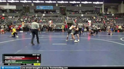 130 lbs Quarterfinal - Allen Diaz, Lexington Wrestling Club vs Trentin Livingston, Dubuque Junior Mustangs