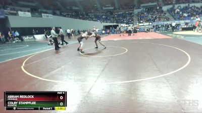 6A-220 lbs Champ. Round 2 - Abram Redlock, Franklin vs Colby Stampflee, Glencoe