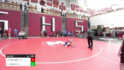 106 lbs Consi Of 8 #2 - Amauri Hernadez, Tyngsborough/Dracut vs Logan Costello, Ashland