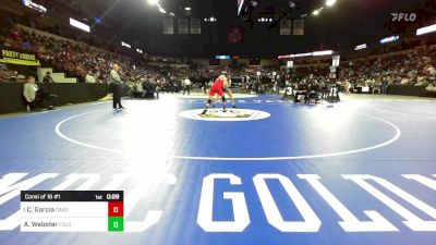 165 lbs Consi Of 16 #1 - Carlos Garcia, Oakdale vs Alexander Webster, Folsom