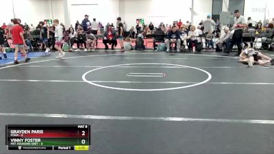 64 lbs Round 1 (8 Team) - Grayden Paris, POWA vs Vinny Foster, Mat Assassins Grey