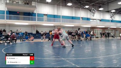 285 lbs Semifinal - Shane Edwards, Southwestern Michigan Community College vs Ronald Krewer, Triton College