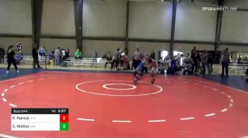 79 lbs Final - Preston Patrick, South Forsyth War Wrestling vs Christopher Mattox, The Glasgow Wrestling Academy