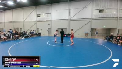 185 lbs Round 1 (10 Team) - Sarah Pulk, Minnesota vs Brooklyn Neece, Indiana