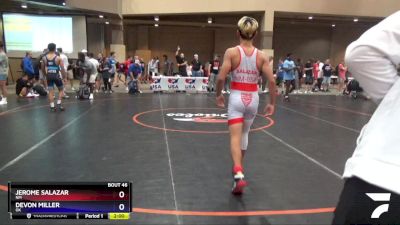 126 lbs Champ. Round 1 - Jerome Salazar, NM vs Devon Miller, OK