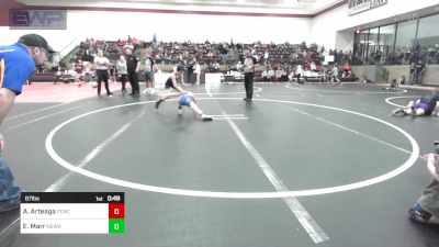 67 lbs Rr Rnd 5 - Adrian Arteaga, Ponca City Wildcat Wrestling vs Emmett Marr, Newkirk Takedown Club