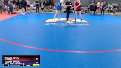 157 lbs Cons. Round 3 - Conner Reyes, Washington vs Hunter Sandal, Reality Sports Wrestling Club