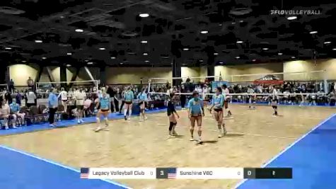 Legacy Volleyball Club 17 vs Sunshine VBC - 2022 JVA West Coast Cup presented by Nike