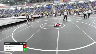 46 lbs Consi Of 4 - Tazio Pacheco, Brighton Wrestling Club vs Leonardo Pena, Ridge Wrestling Club