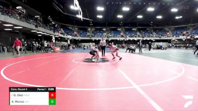 126 lbs Cons. Round 4 - Dominick Diaz, Moline vs Aurelio Munoz, Joliet Catholic Academy