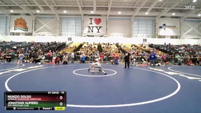 75 lbs Cons. Round 4 - Nunzio Doldo, Warrior Warehouse Wrestling vs Jonathan Aufiero, GPS Wrestling Club