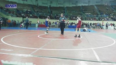 87 lbs Consi Of 8 #2 - Braylin Slover, Tuttle vs Micco Taylor, Southmoore SaberCats Wrestling