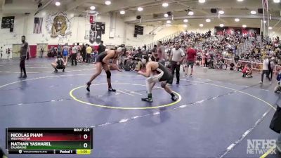 160 lbs Champ. Round 2 - Nathan Yasharel, Calabasas vs Nicolas Pham, Westminster