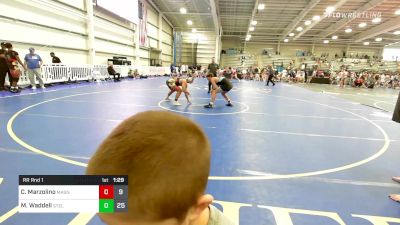 182 lbs Rr Rnd 1 - Caleb Marzolino, Mat Assassins vs Matt Waddell, Steller Trained Gold