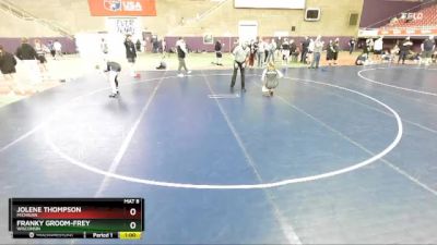 130 lbs Cons. Round 2 - Franky Groom-Frey, Wisconsin vs Jolene Thompson, Michigan