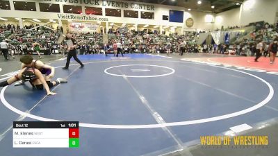 115 lbs Round Of 128 - Miguel Elenes, Westview vs Luca Cerasi, Escalon Wrestling