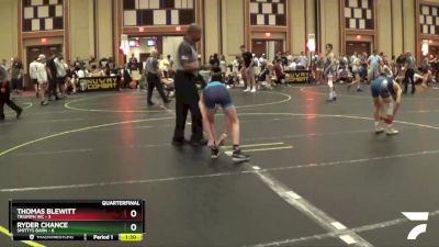 100 lbs Quarterfinals (8 Team) - Ryder Chance, Smittys Barn vs Thomas Blewitt, Triumph WC