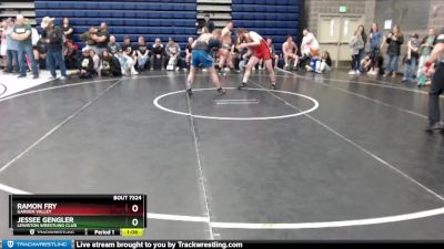 200 lbs Round 2 - Ramon Fry, Garden Valley vs Jessee Gengler, Lewiston Wrestling Club