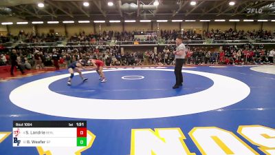 114 lbs Quarterfinal - Sybella Landrie, Berlin vs Brooke Weafer, Bristol-Plymouth