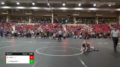 73 lbs Round 1 - Jaxson Stepisnik, Ridge Wrestling vs BryLee Irsik, Nebraska Wrestling Academy