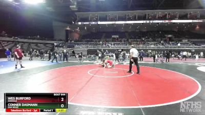 182 lbs Quarterfinal - Wes Burford, Oakdale vs Conner Dasmann, Oak Ridge