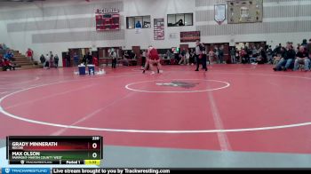 220 lbs 1st Place Match - Max Olson, Fairmont-Martin County West vs Grady Minnerath, Rocori