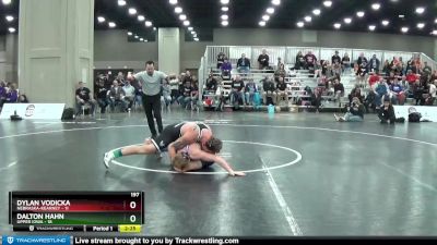 197 lbs Semis & 3rd Wb (16 Team) - Dylan Vodicka, Nebraska-Kearney vs Dalton Hahn, Upper Iowa