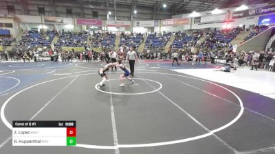 101 lbs Consi Of 8 #1 - Zariah Lopez, Montrose Elite vs Regan Huppenthal, Brighton Wrestling Club