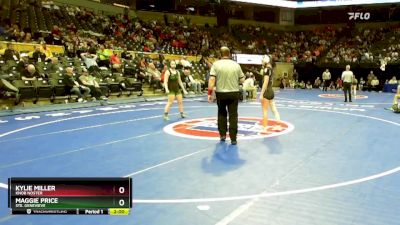 130 Class 1 lbs Champ. Round 1 - Kylie Miller, Knob Noster vs Maggie Price, Ste. Genevieve