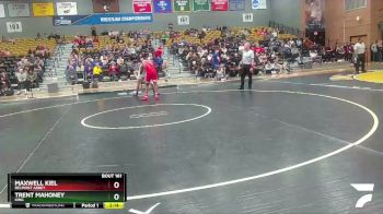 157 lbs 1st Place Match - Maxwell Kiel, Belmont Abbey vs Trent Mahoney, King