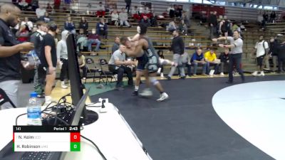 141 lbs Champ. Round 1 - Nate Keim, Central Oklahoma vs Harold `Taylor` Robinson, Mount Olive