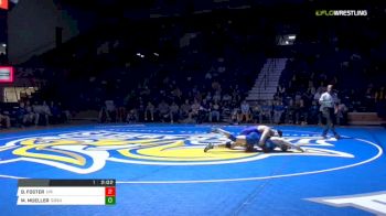 184 lbs DREW FOSTER, UNI vs MARTIN MUELLER, SDSU