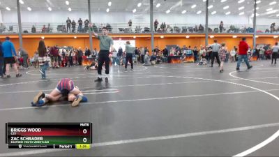 80 lbs Round 3 - Briggs Wood, C2x vs Zac Schrader, Eastside Youth Wrestling