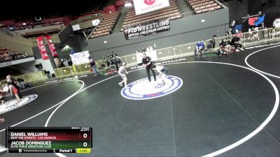 106 lbs Quarterfinal - Daniel Williams, Beat The Streets - Los Angeles vs Jacob Dominguez, Elite Force Wrestling Club