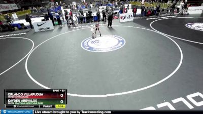 53 lbs Champ. Round 2 - Orlando Villapudua, Trifecta Wrestling vs Kayden Arevalos, Socal Grappling Wrestling Club