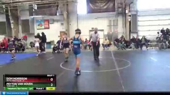 80 lbs Round 1 (6 Team) - Dom Morrison, PA Alliance Blue vs Peyton Van Hoven, Team 922