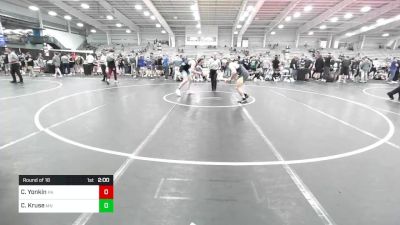 220 lbs Round Of 16 - Cole Yonkin, PA vs Cy Kruse, MN