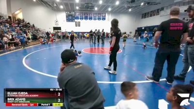 31-36 lbs Round 2 - Elijah Ojeda, Gladiator Wrestling Academy vs Brix Adams, Windy City Wrestlers