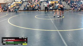 132-139 lbs Round 3 - Riley Tjepkema, Forks vs Maria Francisco, Forks