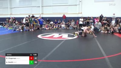 205 lbs Semifinal - Blake Chapman, West Virginia Wild vs Austin Smith, Dayton Bandits - Gray