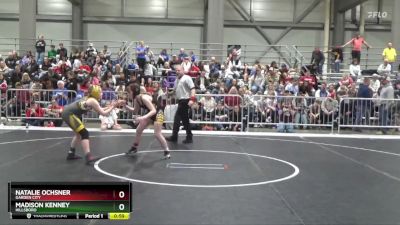 110 lbs Quarterfinal - Madison Kenney, Hillsboro vs Natalie Ochsner, Garden City