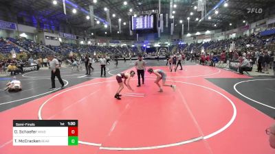 95 lbs Semifinal - Owen Schaefer, Windsor Middle School vs Tyler McCracken, Bear Cave