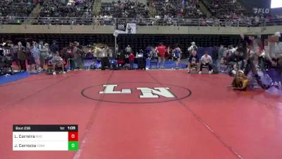 95 lbs Round Of 16 - Logan Carreira, Riverside, NJ vs Jacob Carrozza, York, PA